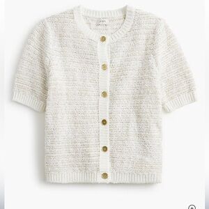 J. Crew - Shimmer Texture Cardigan Sweater
